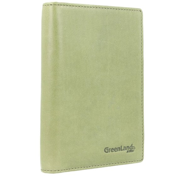 Greenland Nature Porte-passeport Soft Colour RFID en cuir 12 cm