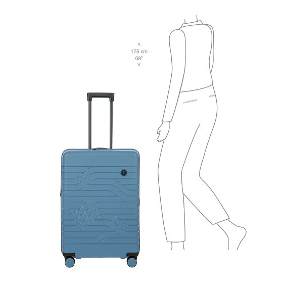 Bric's B|Y Ulisse 4 roues Valise cabine 71 cm avec soufflet d'extension