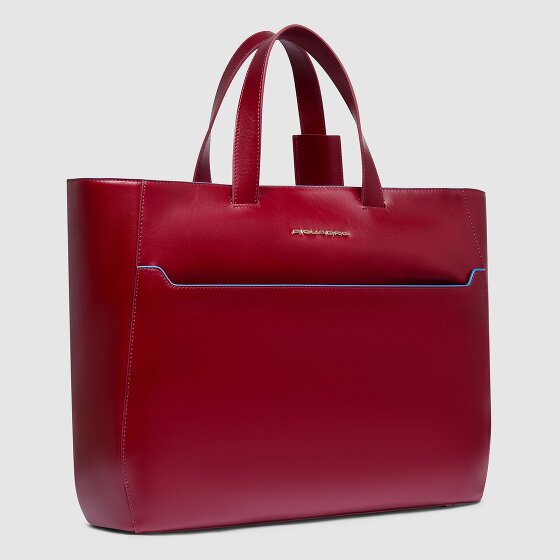 Piquadro Blue Square Sac de shopper Cuir véritable 40 cm