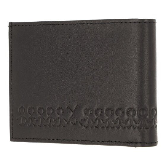 oxmox Leather Porte-monnaie Protection RFID Cuir véritable 11 cm
