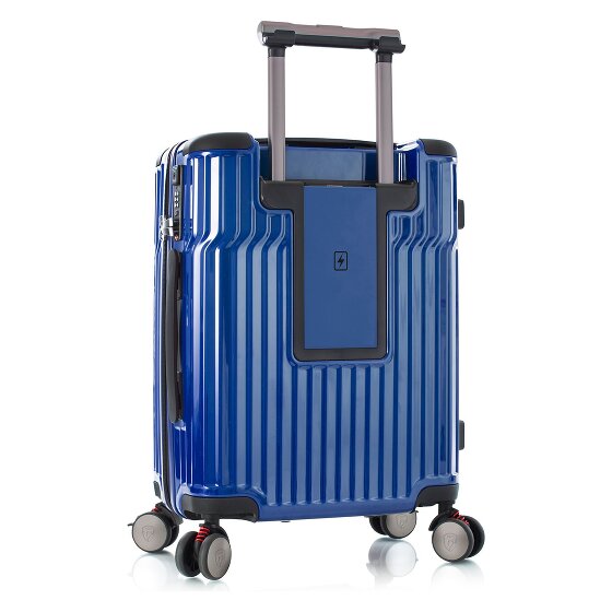 Heys Tekno 4 roulettes Trolley de cabine S 53 cm Compartiment pour ordinateur portable