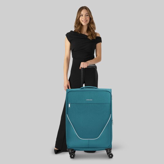 Stratic taska 4 roues trolley M 65 cm avec soufflet d'extension