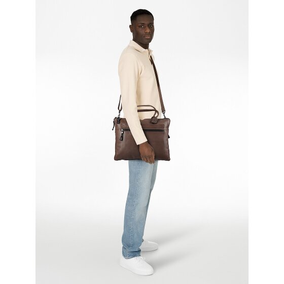 Harbour 2nd Urban Poets Vega Sacoche ordinateur Cuir véritable 38 cm