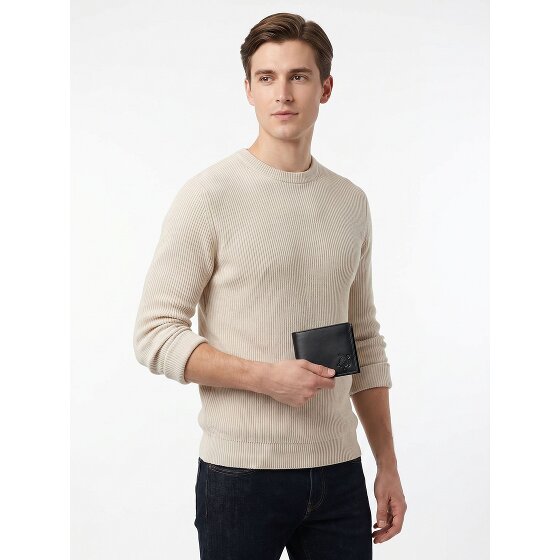 oxmox Leather Porte-monnaie Protection RFID Cuir véritable 12 cm