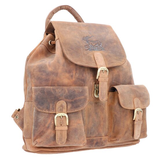Greenburry Sac à dos Vintage en cuir 40 cm