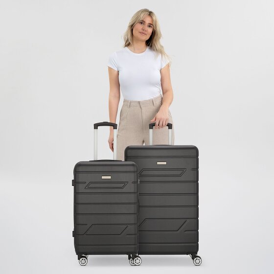 Nowi Bergamo 4 roues Set de valises 2 pièces
