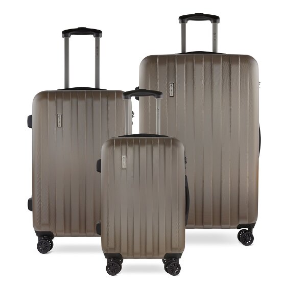bugatti Lima 2.0 FL Set de valise à 4 roulettes 3pcs avec double roulettes