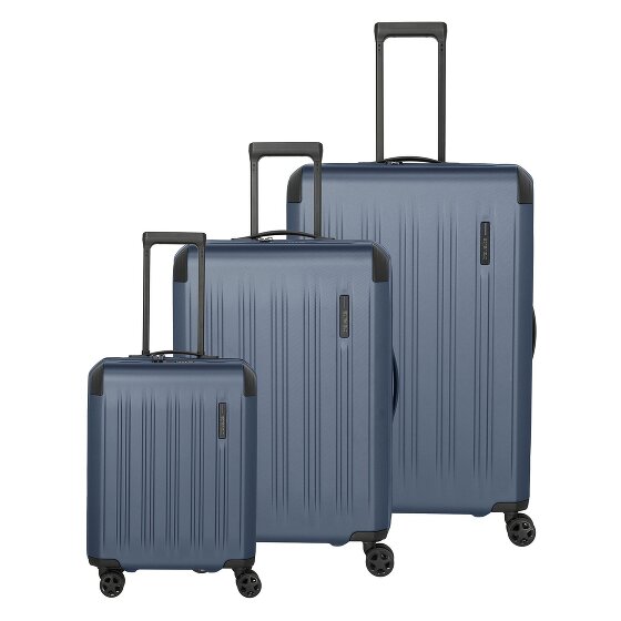 Travelite Dynamiic 4 roulettes Set de valises 3 pièces avec soufflet d'extension
