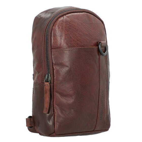 Spikes & Sparrow Sac à bandoulière Bronco en cuir 17,5 cm