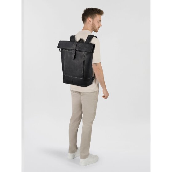 Jack Kinsky Baltimore 15 Sac à dos professionnel Cuir 43 cm Compartiment pour ordinateur portable