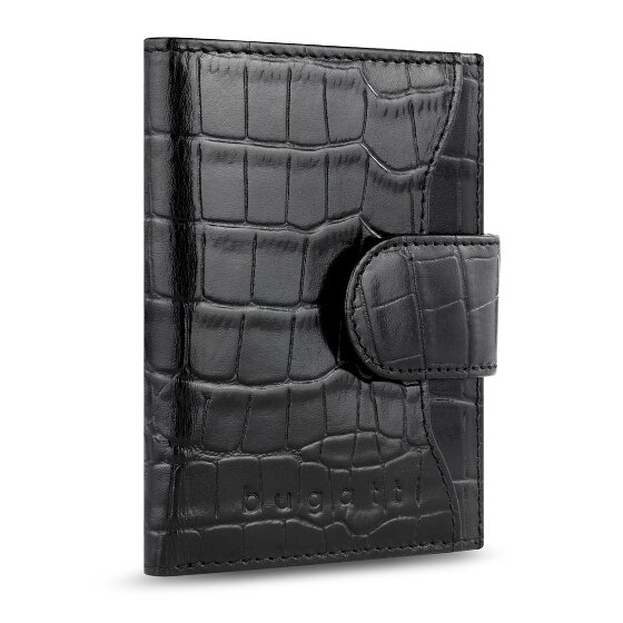bugatti Secure Smart Étui pour cartes de crédit Protection RFID Cuir 8 cm