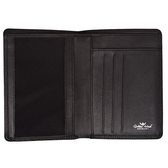 Golden Head Etui pour cartes d'identité Polo RFID en cuir 9 cm