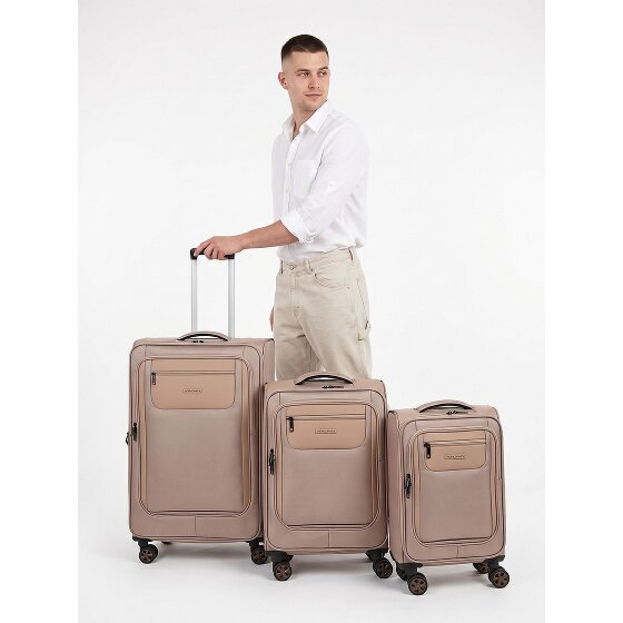 Worldpack Oxford 4 roues Set de valises 3 pièces '"avec soufflet d''extension"'