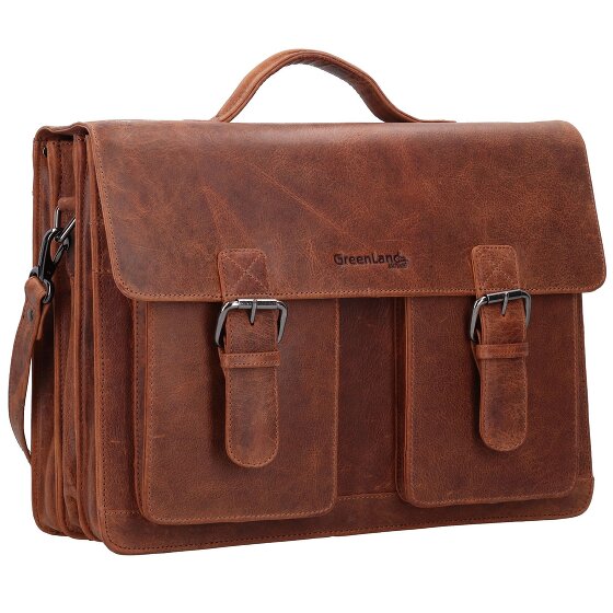 Greenland Nature Porte-documents Montana en cuir 40 cm