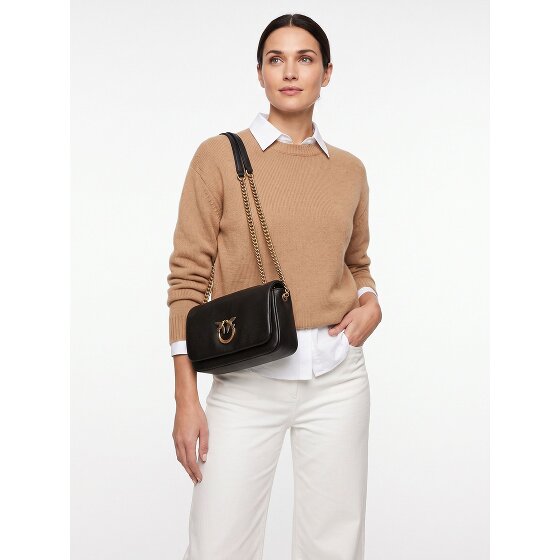 PINKO Love Soft Sac à bandoulière Cuir véritable 22 cm