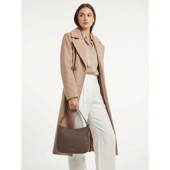 Lazarotti Sac à bandoulière Hobo en cuir de Bologne, 27 cm