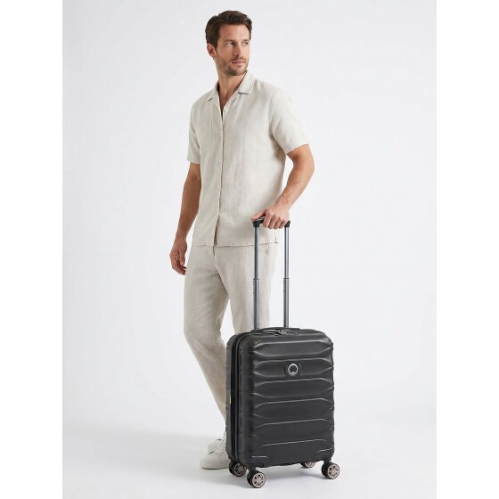 Delsey Paris Meteor 4 roues Valise cabine 55 cm avec soufflet d'extension