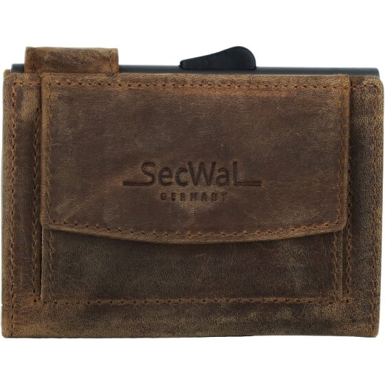 SecWal SecWal 2 porte-cartes de crédit Porte-monnaie RFID Cuir 9 cm
