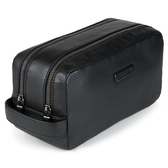Piquadro Modus Special Trousse de toilette en cuir 25 cm