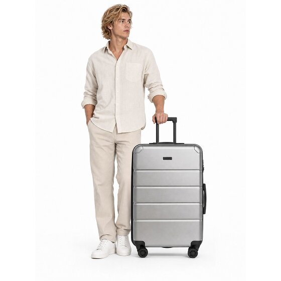 Police Dublin 4 roues Valise cabine L 75 cm avec soufflet d'extension