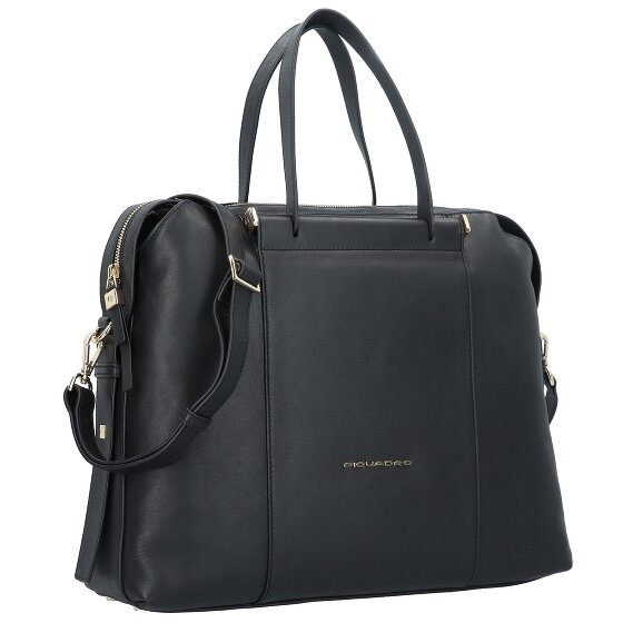 Piquadro Circle Attaché-case Cuir véritable 38 cm Compartiment ordinateur