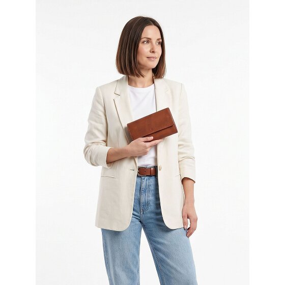 Esquire Dallas Porte-monnaie Protection RFID Cuir véritable 18 cm