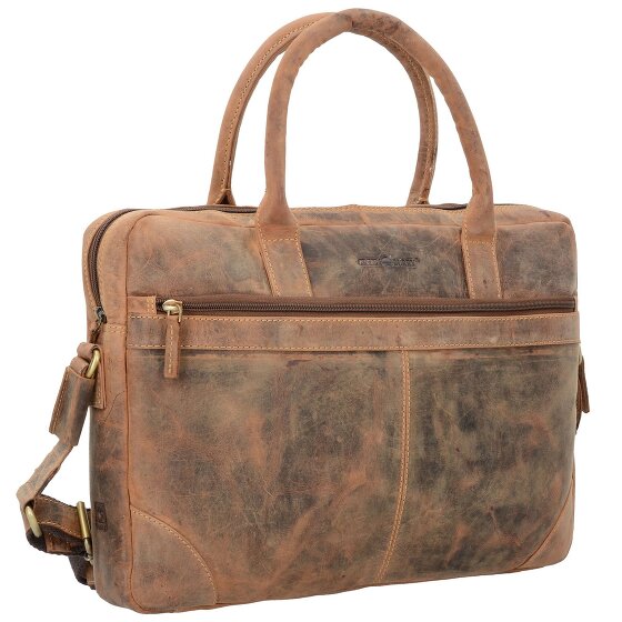 Greenburry Porte-documents Vintage en cuir 41 cm pour ordinateur portable