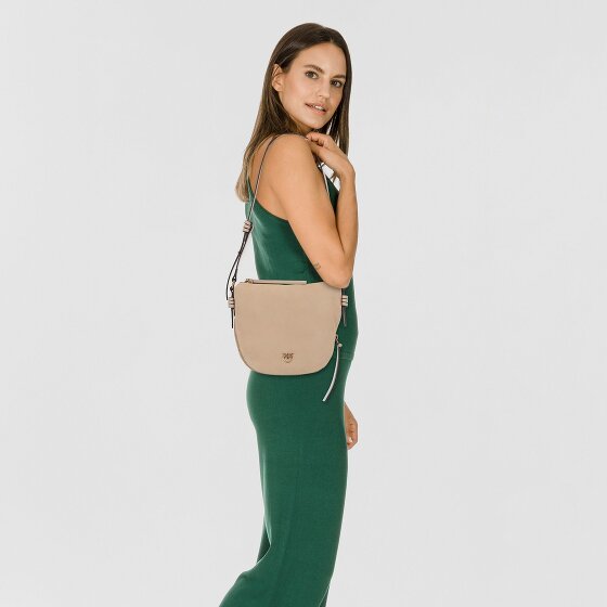 PINKO Zip Around Sac à bandoulière Cuir 28 cm