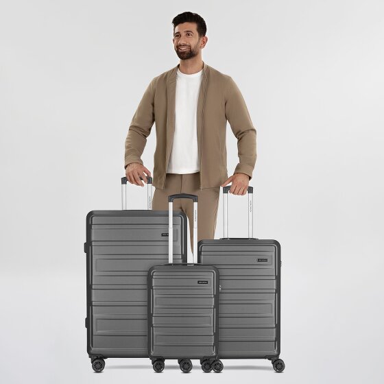 Worldpack New York 2.0 4 roulettes Set de valises 3 pièces