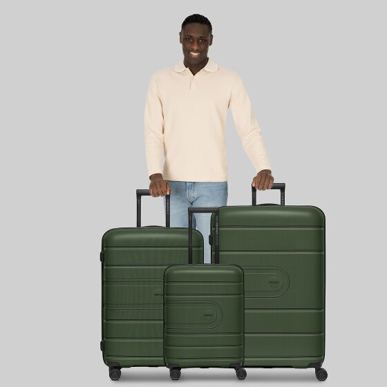 Redolz Essentials 11 4 roulettes Set de valises 3 pièces avec soufflet d'extension