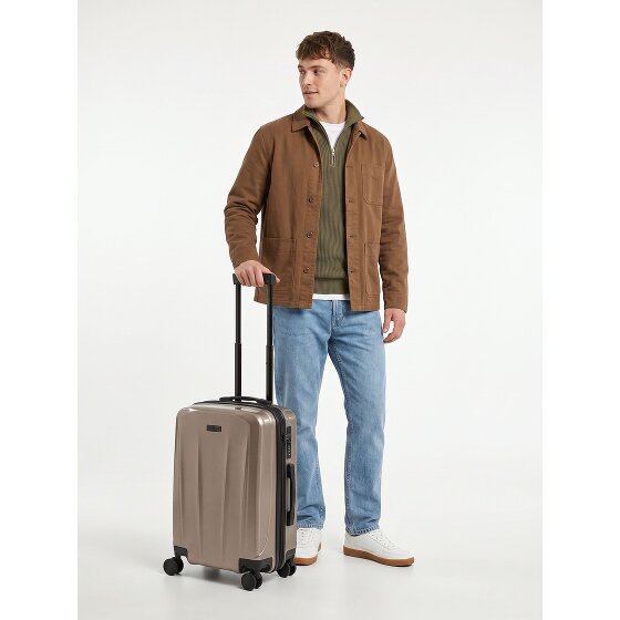 Police New York 4 roues Valise cabine S 54 cm avec soufflet d'extension