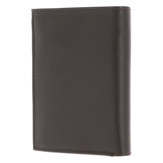 oxmox Leather Porte-monnaie Protection RFID Cuir véritable 10 cm