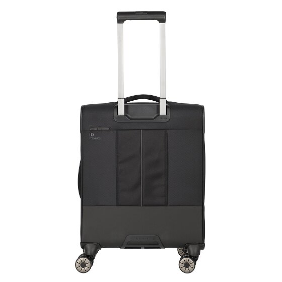 Travelite Crosslite 5.0 4 roulettes Trolley de cabine S 55 cm Compartiment pour ordinateur portable