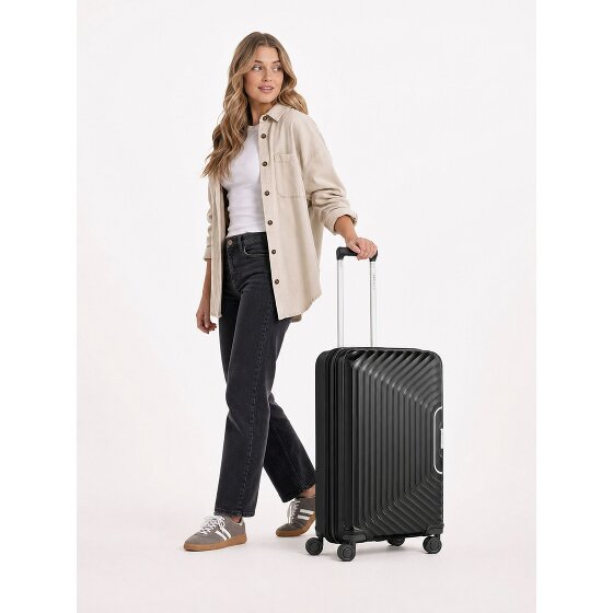 Redolz Essentials 01 4 roues Valise cabine M 66 cm avec soufflet d'extension
