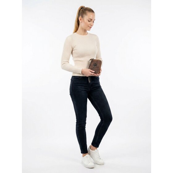 Greenburry Biker Porte-monnaie Cuir véritable 10 cm