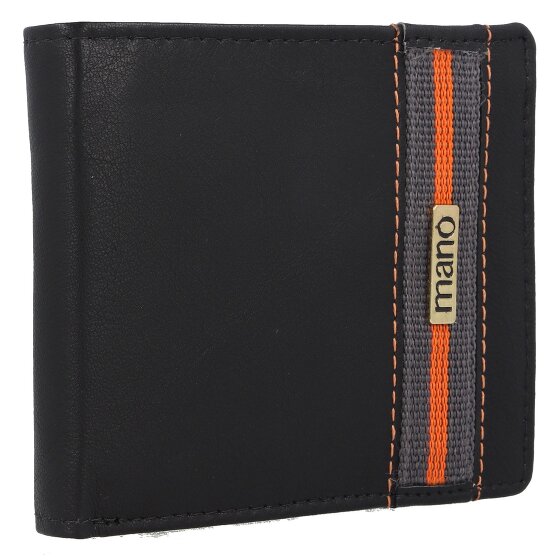mano Don Leonardo Porte-monnaie RFID en cuir 11,5 cm