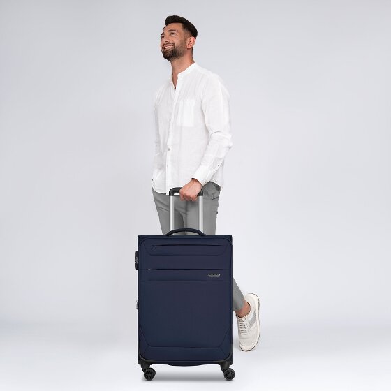 Worldpack Chicago 4 roulettes Trolley M 67 cm avec soufflet d'extension