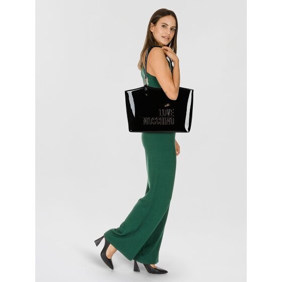 Love Moschino Enameled Logo Sac de shopper 35 cm