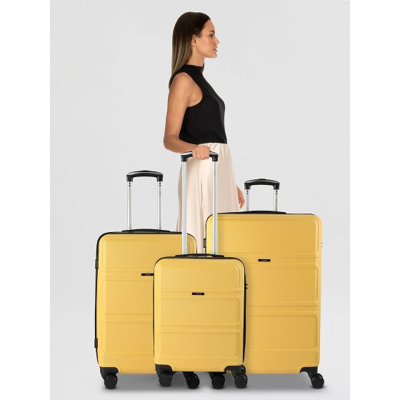 Benzi 5739 4 roulettes Set de valises 3 pièces