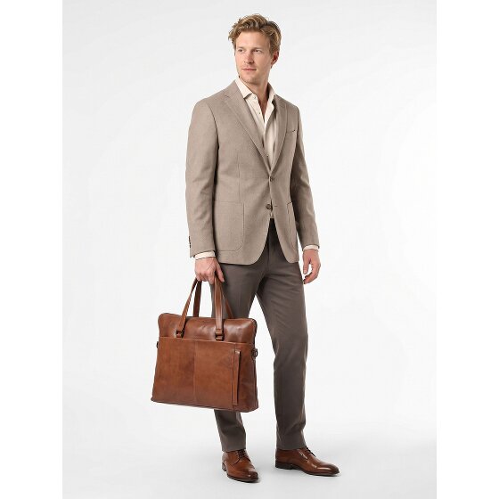 Greenburry Newport Attaché-case Cuir véritable 39 cm Compartiment ordinateur