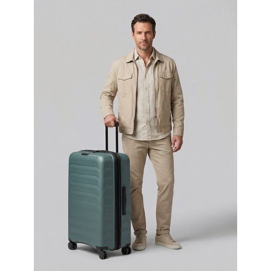 d&n Toronto 4 roulettes Trolley L 75 cm avec soufflet d'extension