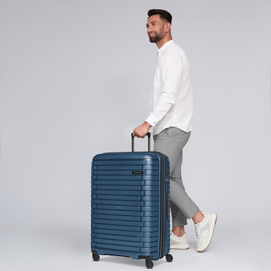 Pactastic Collection 04 THE LARGE + 4 roulettes Trolley L 75 cm avec soufflet d'extension