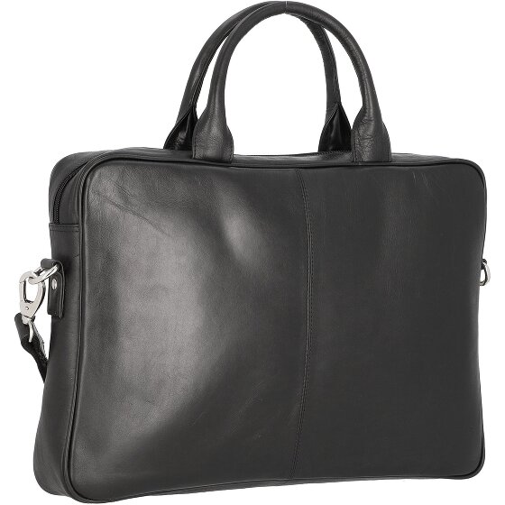 Dermata Porte-documents en cuir 39 cm Compartiment pour ordinateur portable