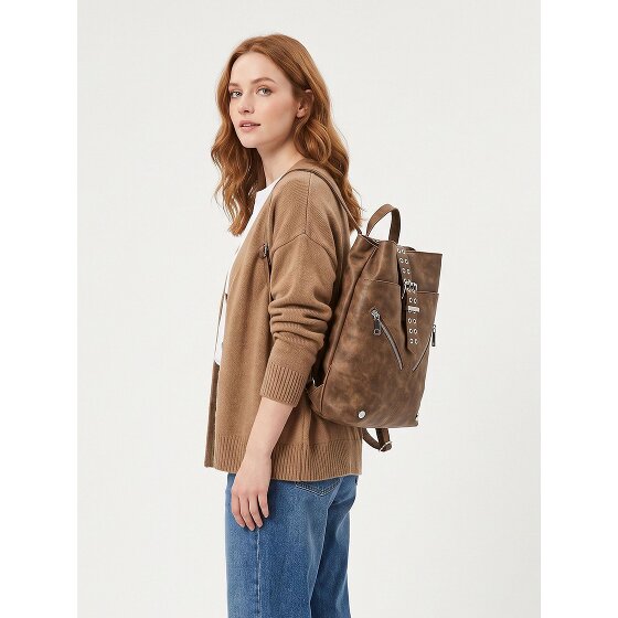 Desigual Valentine Camel Sac à dos de ville 30 cm