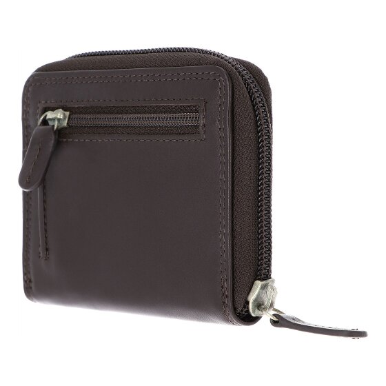 Golden Head Polo Porte-monnaie Protection RFID Cuir véritable 10 cm