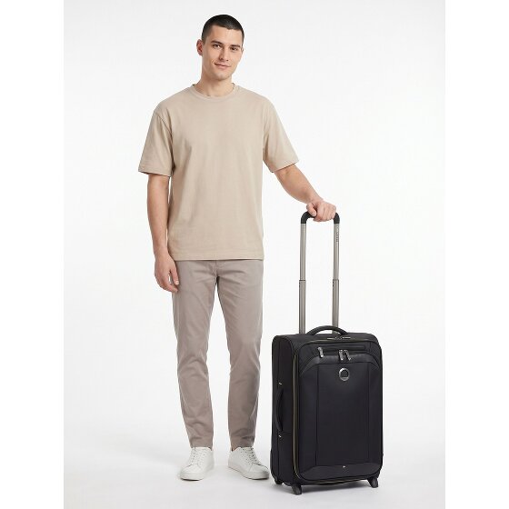 Delsey Paris DLC Pro 2 roues Valise cabine 55 cm '"avec soufflet d''extension"'