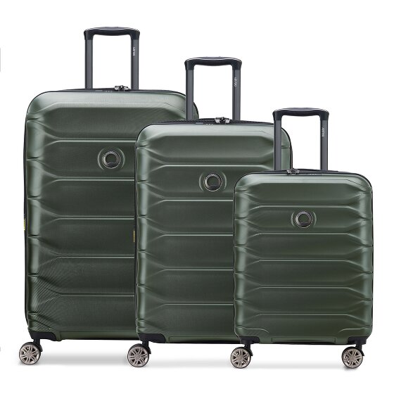 Delsey Paris Meteor 4 roulettes Set de valises 3 pièces avec soufflet d'extension