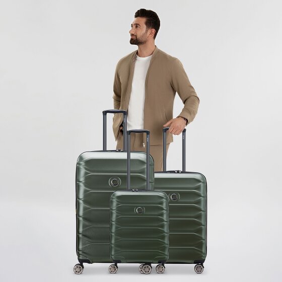 Delsey Paris Meteor 4 roulettes Set de valises 3 pièces avec soufflet d'extension