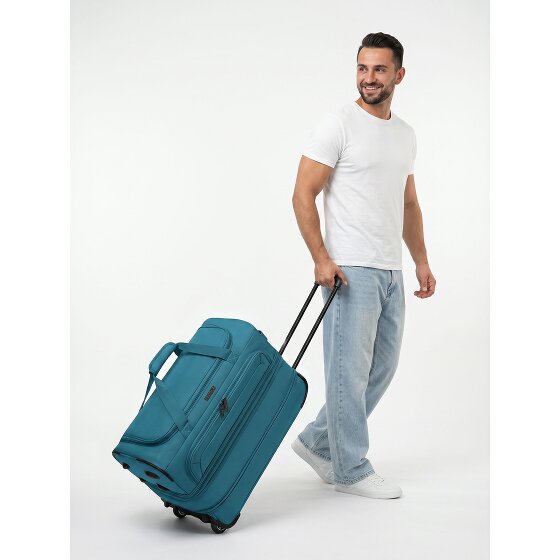 Redolz Sac de voyage Duffle Essentials à 2 roulettes 55 cm M avec soufflet d'extension