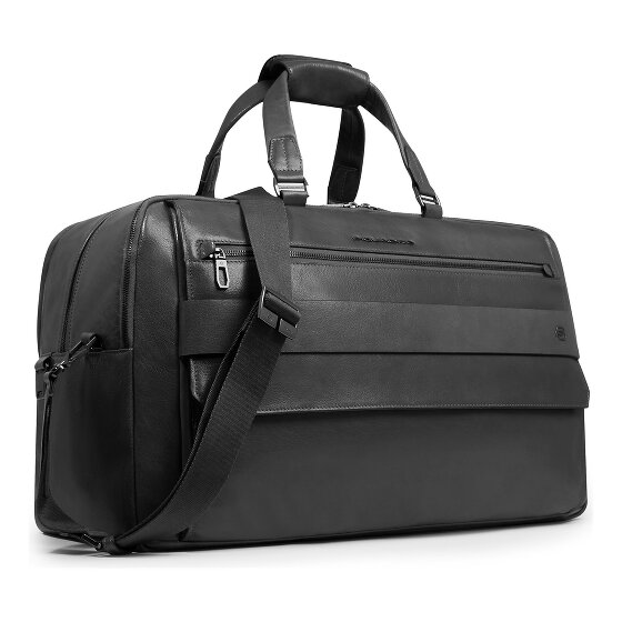 Piquadro Solm Sac de voyage Weekender Cuir véritable 52 cm